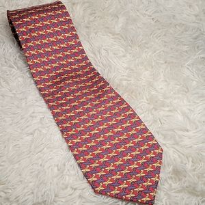 Pagliano Mens Neck tie with Airplanes
